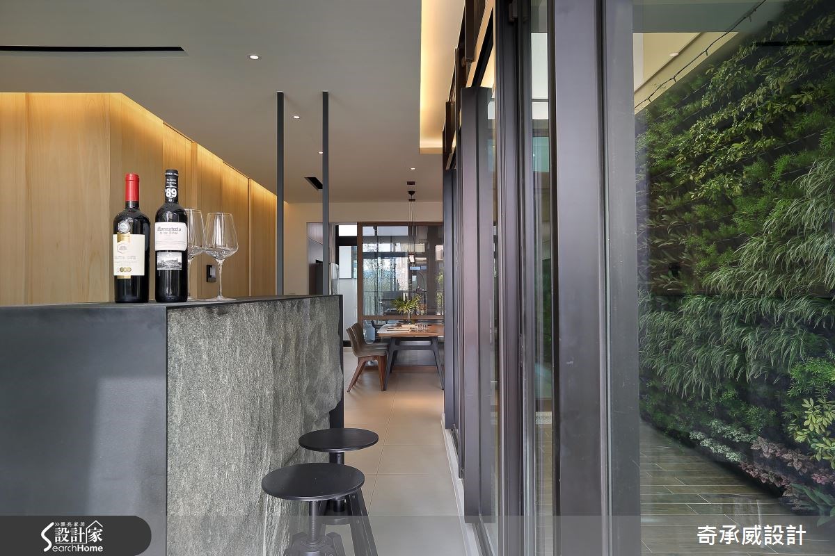 90坪新成屋(5年以下)＿混搭風吧檯案例圖片＿楊允幀空間設計＿楊允幀_07之17