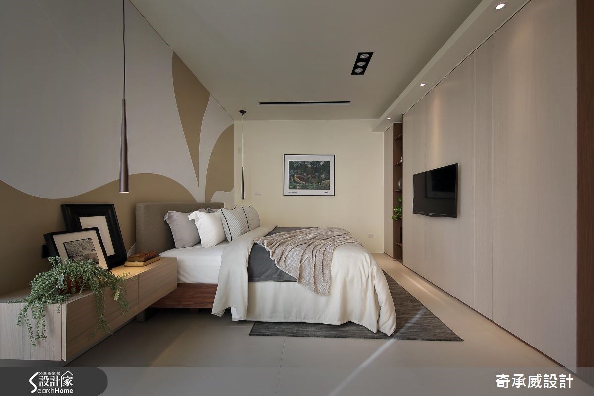 90坪新成屋(5年以下)＿混搭風臥室案例圖片＿楊允幀空間設計＿楊允幀_07之27