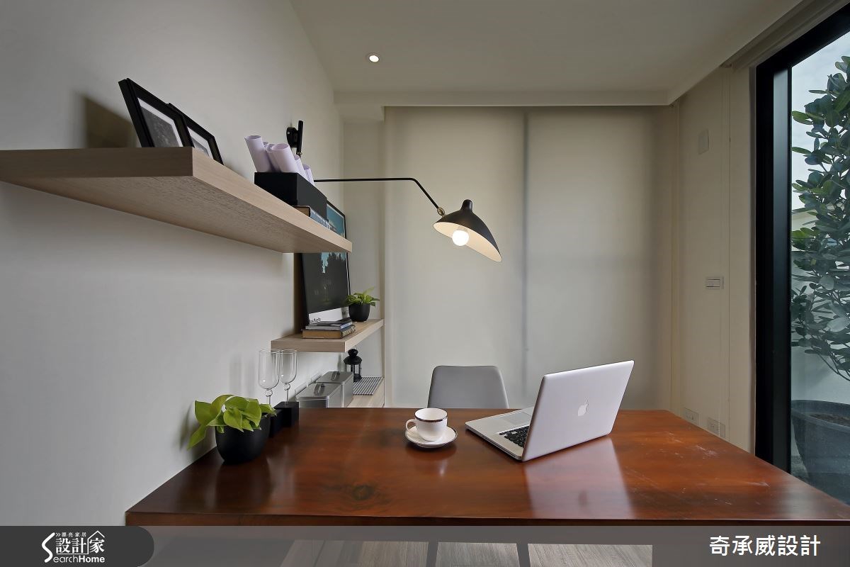 90坪新成屋(5年以下)＿混搭風書房案例圖片＿楊允幀空間設計＿楊允幀_07之36