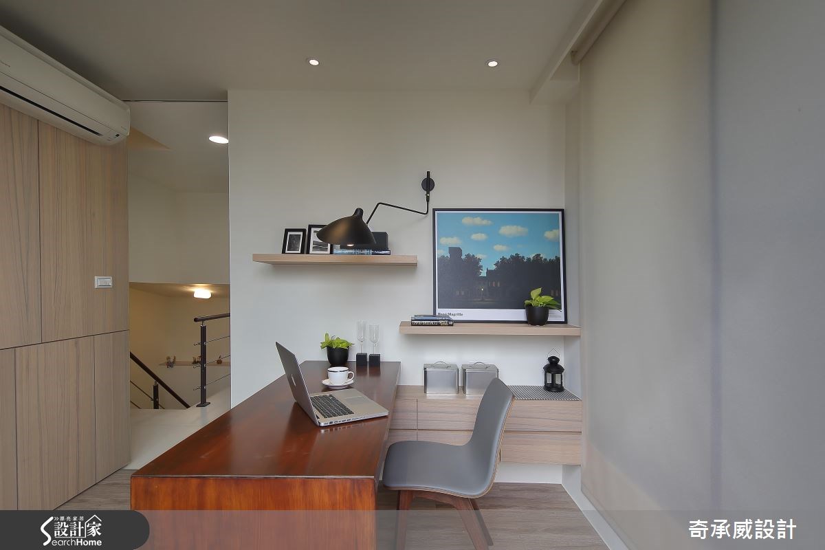 90坪新成屋(5年以下)＿混搭風書房案例圖片＿楊允幀空間設計＿楊允幀_07之37