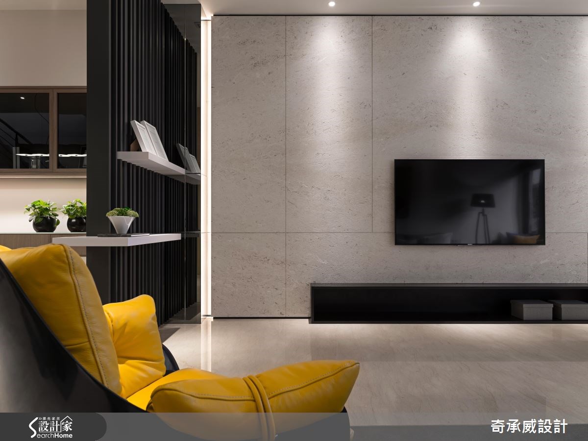 85坪新成屋(5年以下)＿混搭風客廳案例圖片＿楊允幀空間設計＿楊允幀_10之5