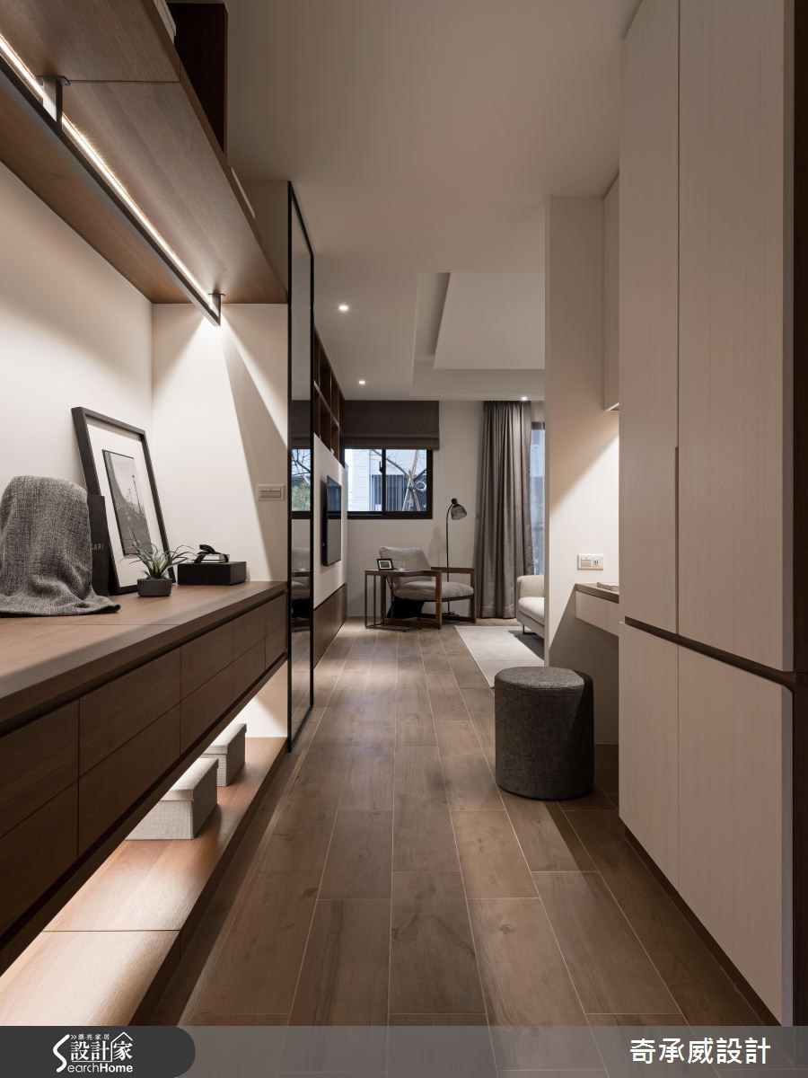 85坪新成屋(5年以下)＿混搭風更衣間案例圖片＿楊允幀空間設計＿楊允幀_10之11