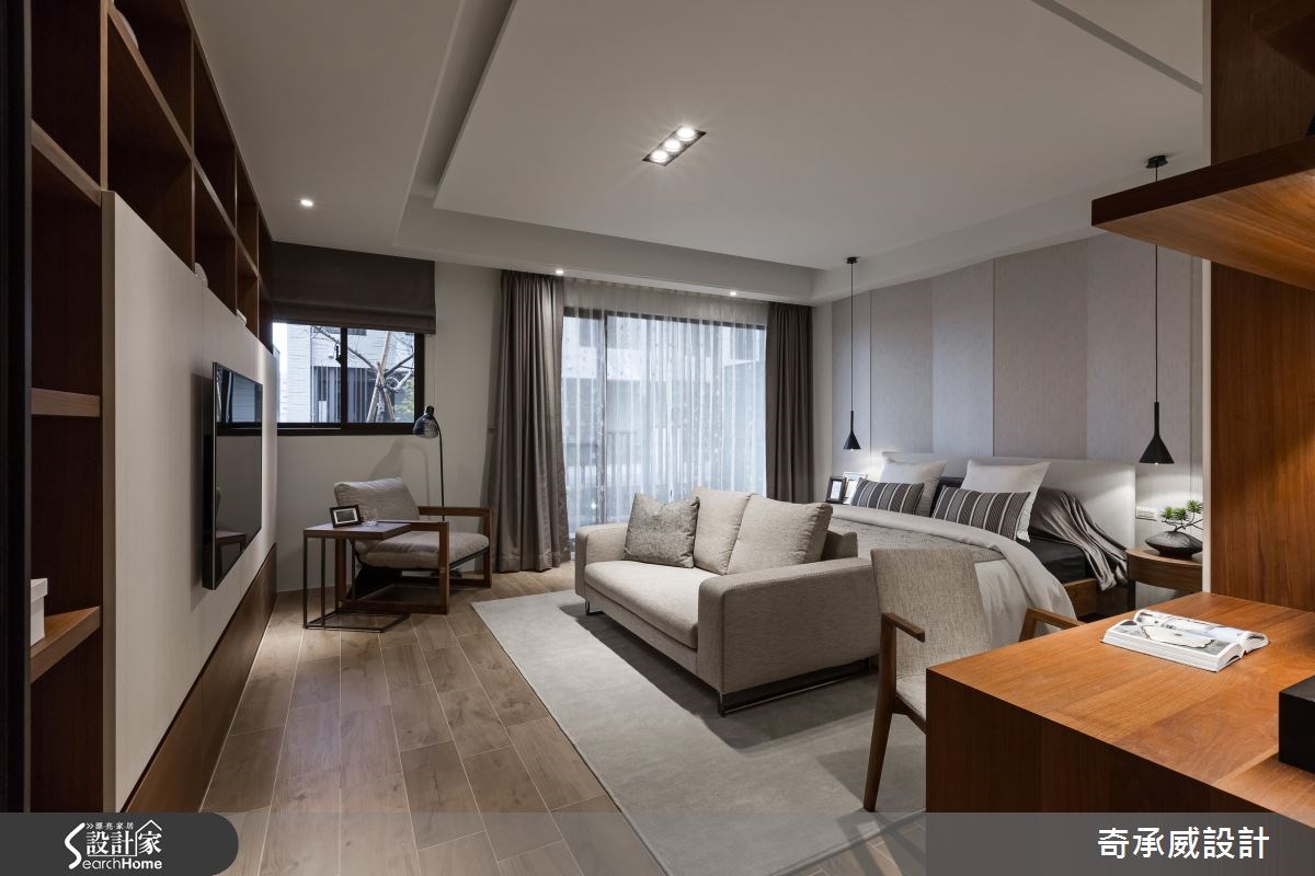 85坪新成屋(5年以下)＿混搭風臥室案例圖片＿楊允幀空間設計＿楊允幀_10之15