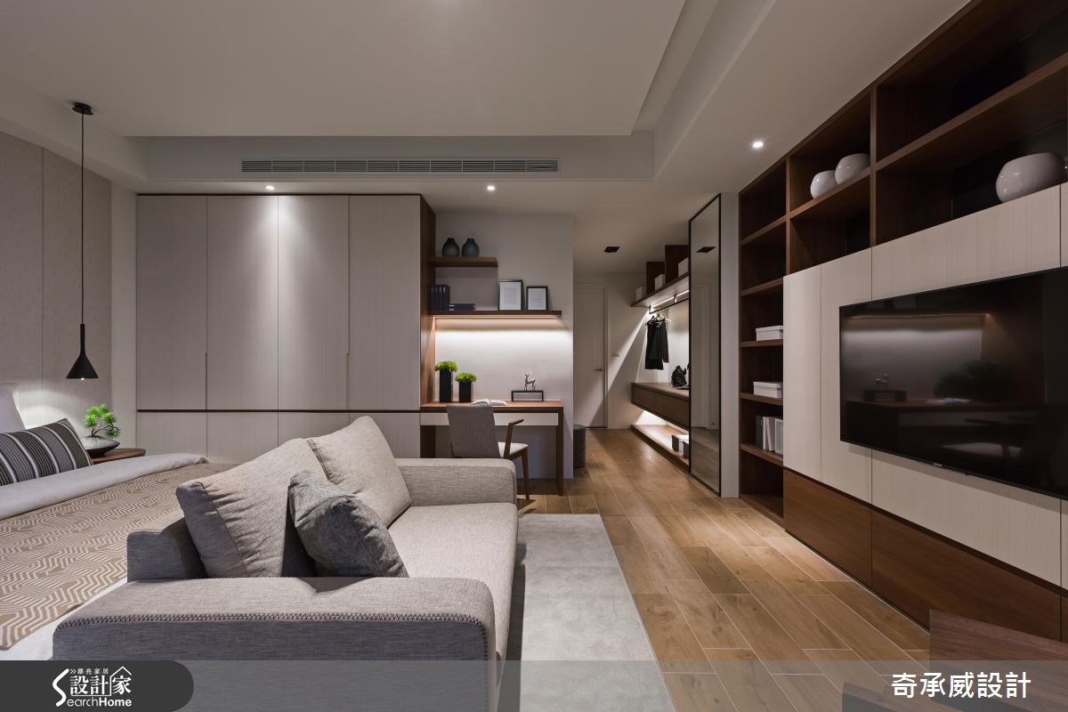 85坪新成屋(5年以下)＿混搭風臥室案例圖片＿楊允幀空間設計＿楊允幀_10之17