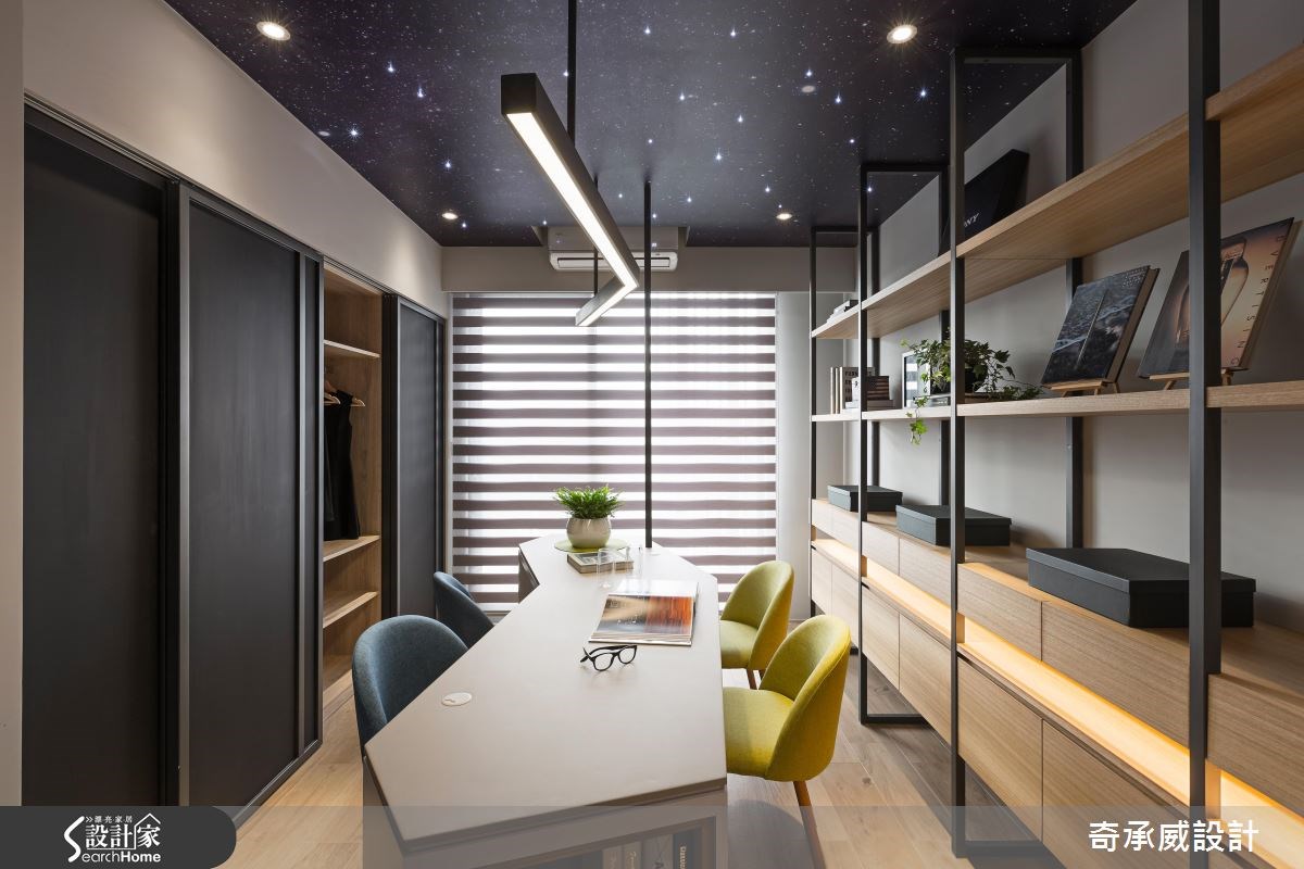 85坪新成屋(5年以下)＿混搭風書房案例圖片＿楊允幀空間設計＿楊允幀_10之22