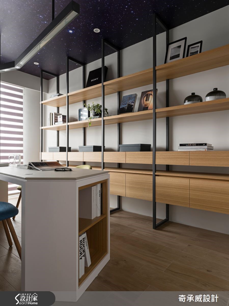 85坪新成屋(5年以下)＿混搭風書房案例圖片＿楊允幀空間設計＿楊允幀_10之24