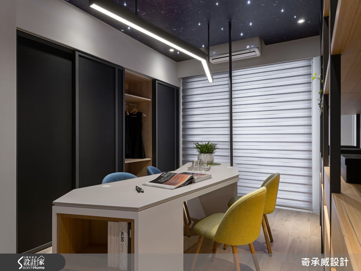 85坪新成屋(5年以下)＿混搭風書房案例圖片＿楊允幀空間設計＿楊允幀_10之25