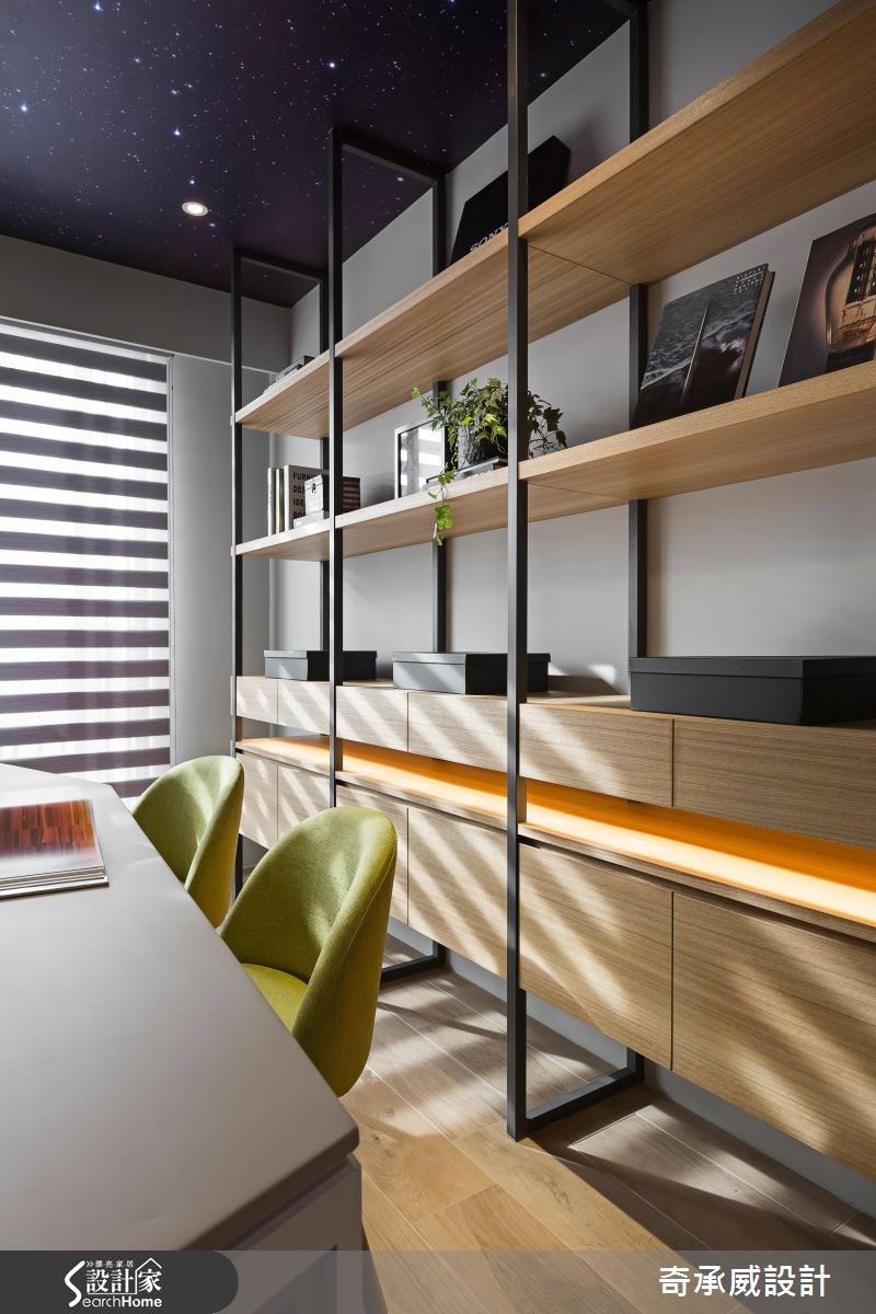 85坪新成屋(5年以下)＿混搭風書房案例圖片＿楊允幀空間設計＿楊允幀_10之26
