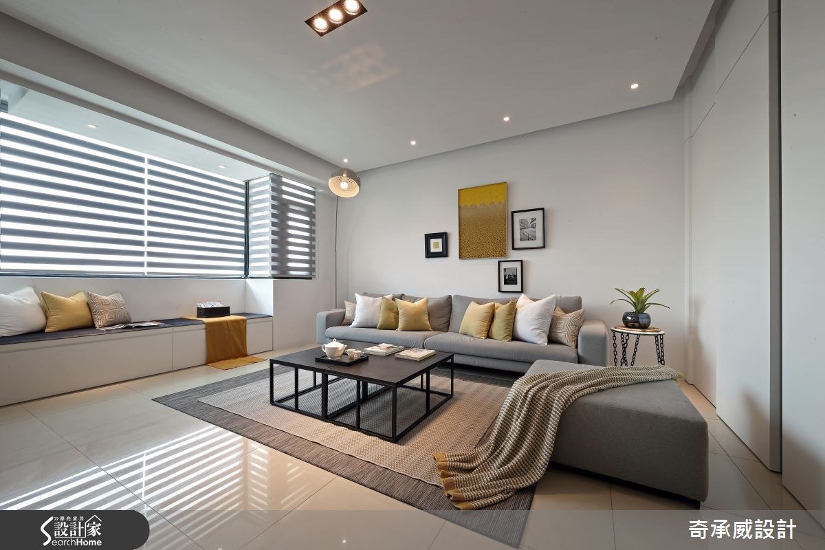 60坪新成屋(5年以下)＿現代風客廳案例圖片＿楊允幀空間設計＿楊允幀_11之2
