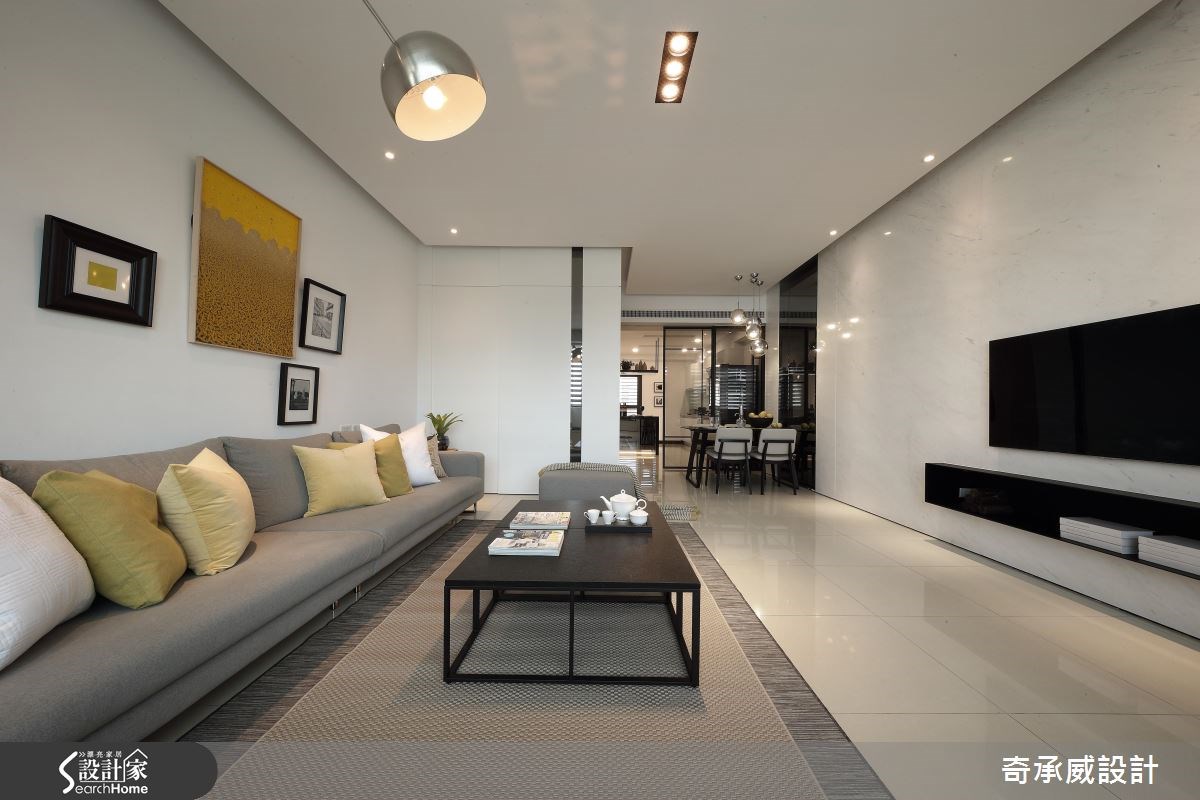 60坪新成屋(5年以下)＿現代風客廳案例圖片＿楊允幀空間設計＿楊允幀_11之7