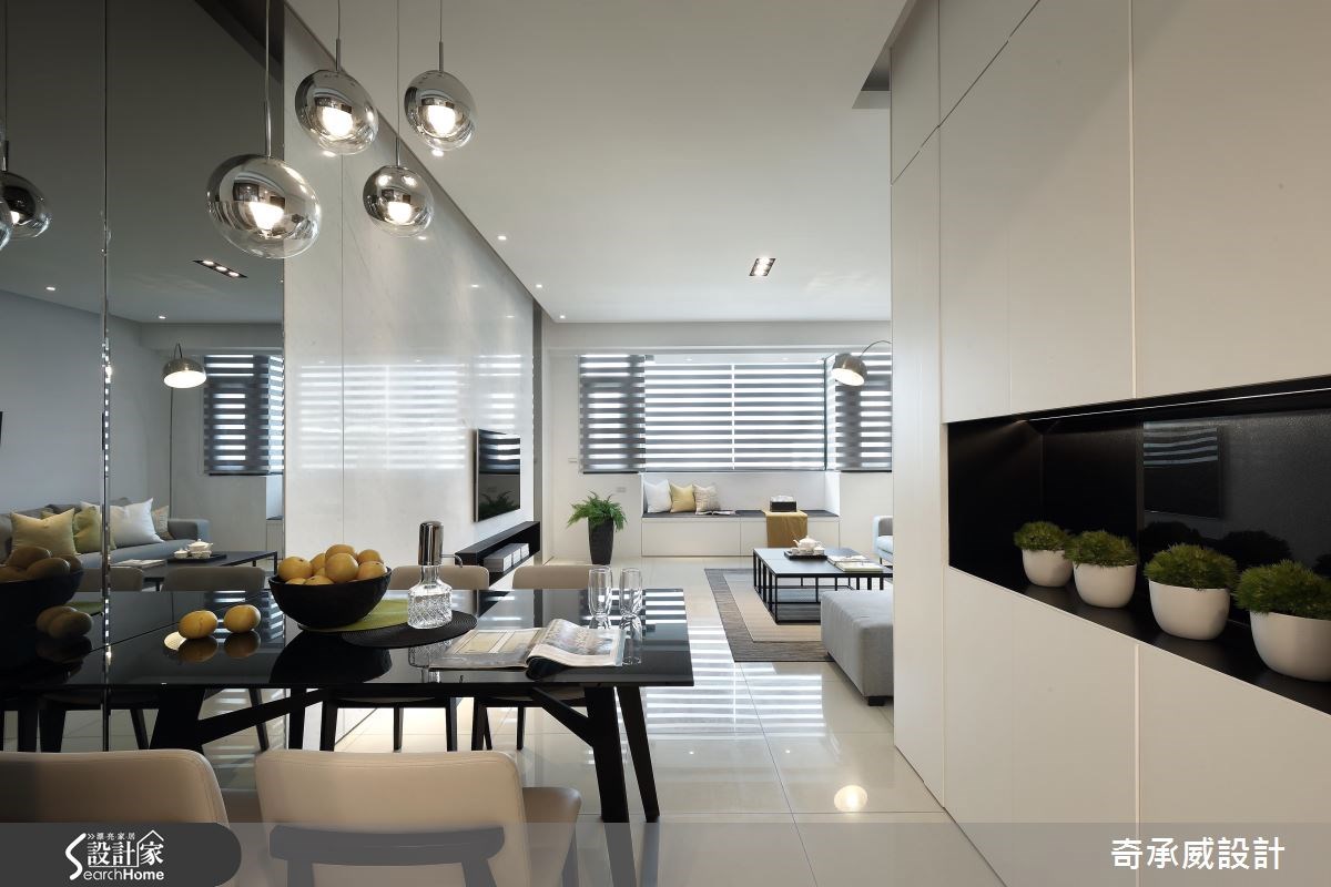 60坪新成屋(5年以下)＿現代風餐廳臥榻案例圖片＿楊允幀空間設計＿楊允幀_11之3757