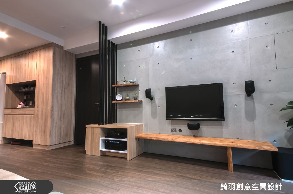 25坪新成屋(5年以下)＿簡約風客廳案例圖片＿錡羽創意空間設計＿錡羽_01之2