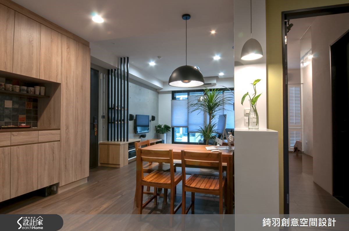 25坪新成屋(5年以下)＿簡約風客廳案例圖片＿錡羽創意空間設計＿錡羽_01之5