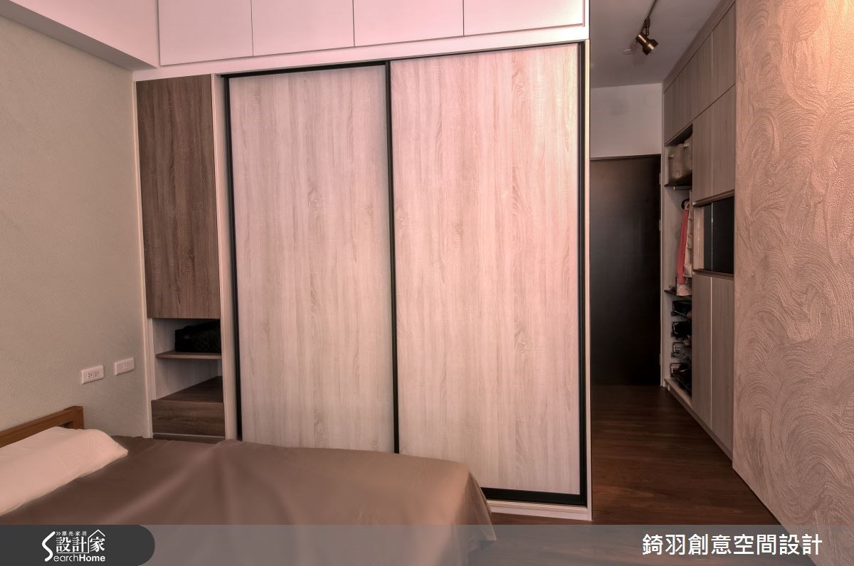 25坪新成屋(5年以下)＿簡約風臥室案例圖片＿錡羽創意空間設計＿錡羽_01之12