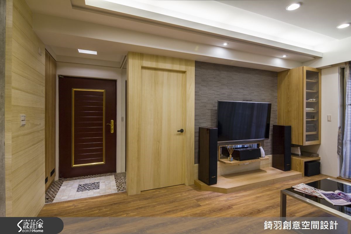 30坪中古屋(5~15年)＿北歐風玄關客廳案例圖片＿錡羽創意空間設計＿錡羽_03之3