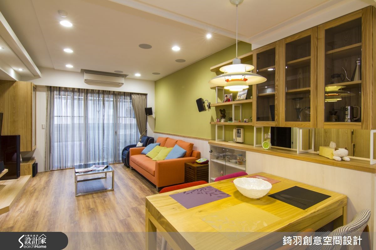 30坪中古屋(5~15年)＿北歐風客廳餐廳案例圖片＿錡羽創意空間設計＿錡羽_03之12