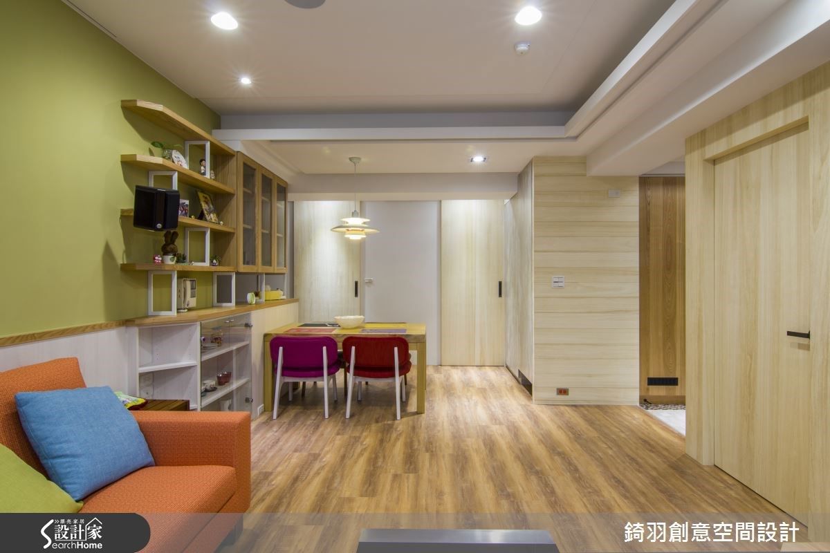 30坪中古屋(5~15年)＿北歐風客廳餐廳案例圖片＿錡羽創意空間設計＿錡羽_03之13