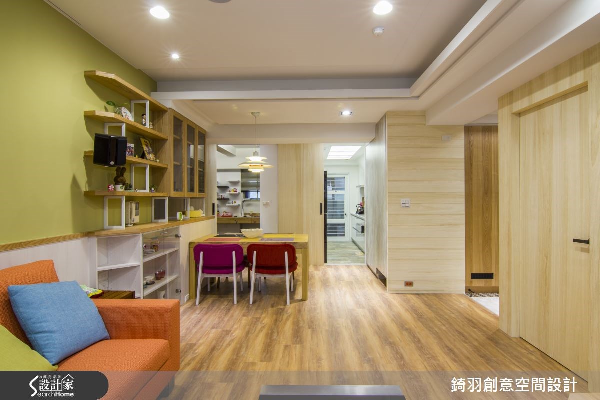 30坪中古屋(5~15年)＿北歐風客廳餐廳案例圖片＿錡羽創意空間設計＿錡羽_03之14