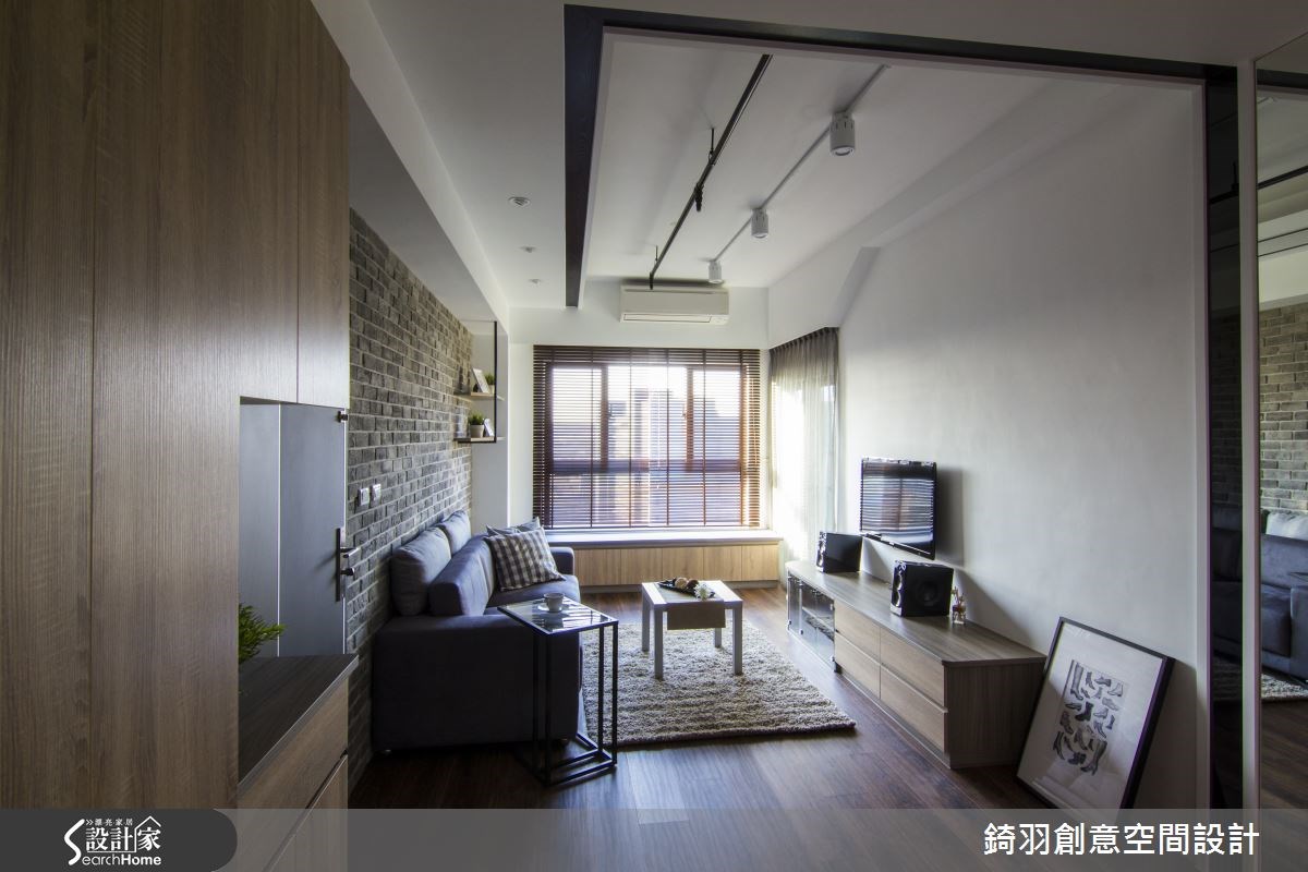 16坪新成屋(5年以下)＿簡約風客廳案例圖片＿錡羽創意空間設計＿錡羽_05之4