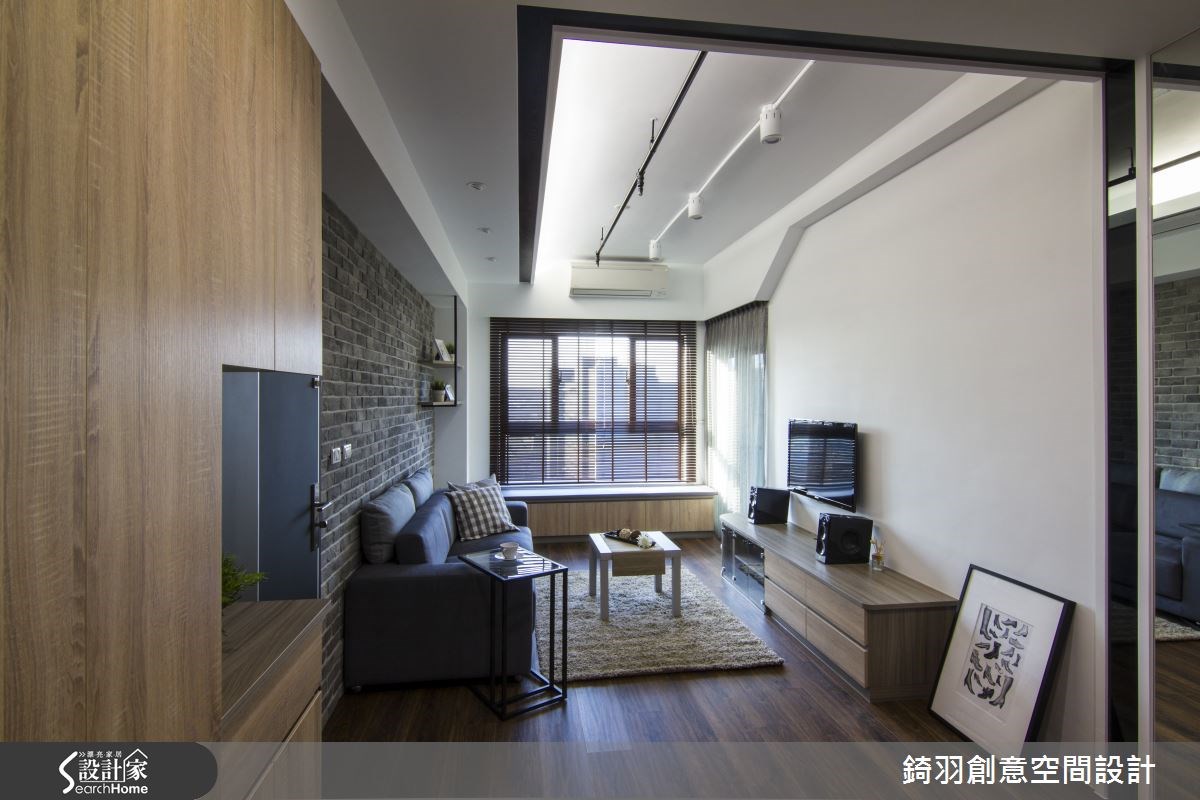 16坪新成屋(5年以下)＿簡約風客廳案例圖片＿錡羽創意空間設計＿錡羽_05之5