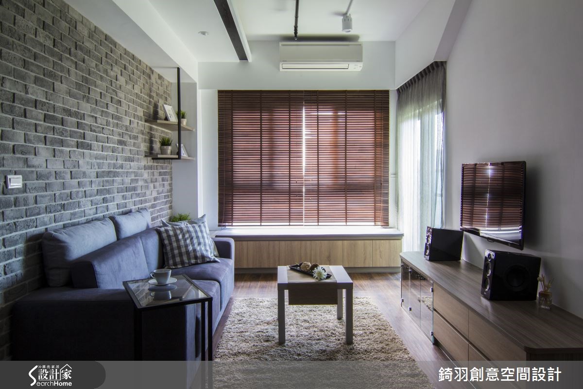 16坪新成屋(5年以下)＿簡約風客廳案例圖片＿錡羽創意空間設計＿錡羽_05之10