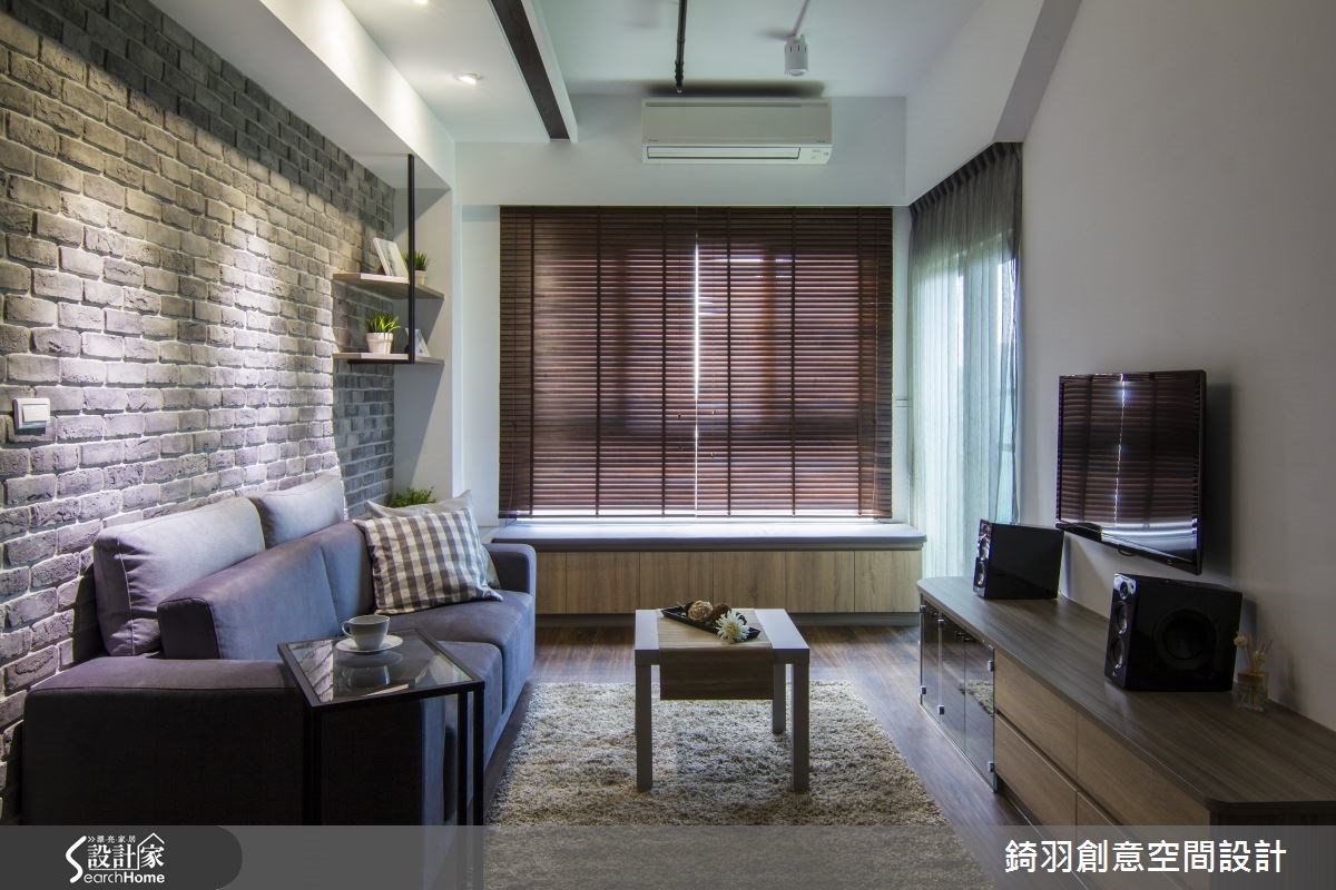 16坪新成屋(5年以下)＿簡約風客廳案例圖片＿錡羽創意空間設計＿錡羽_05之11