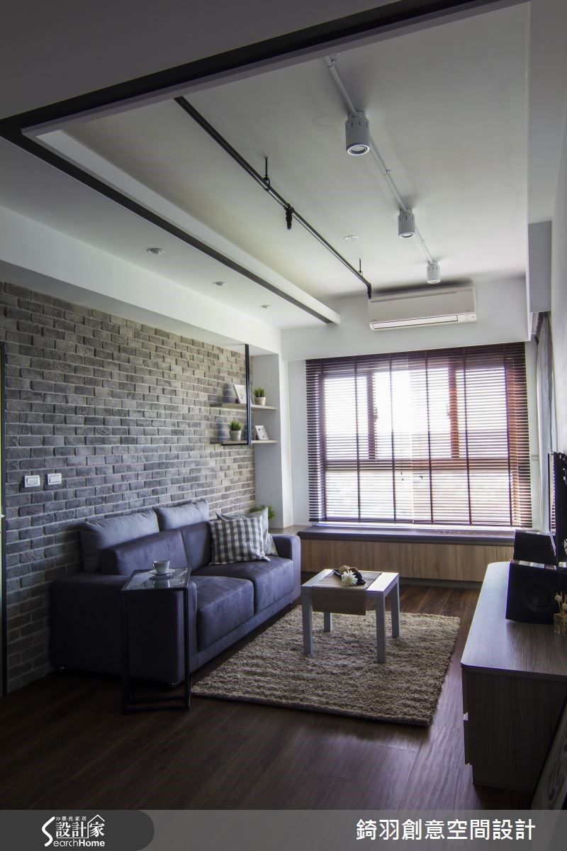 16坪新成屋(5年以下)＿簡約風客廳案例圖片＿錡羽創意空間設計＿錡羽_05之12