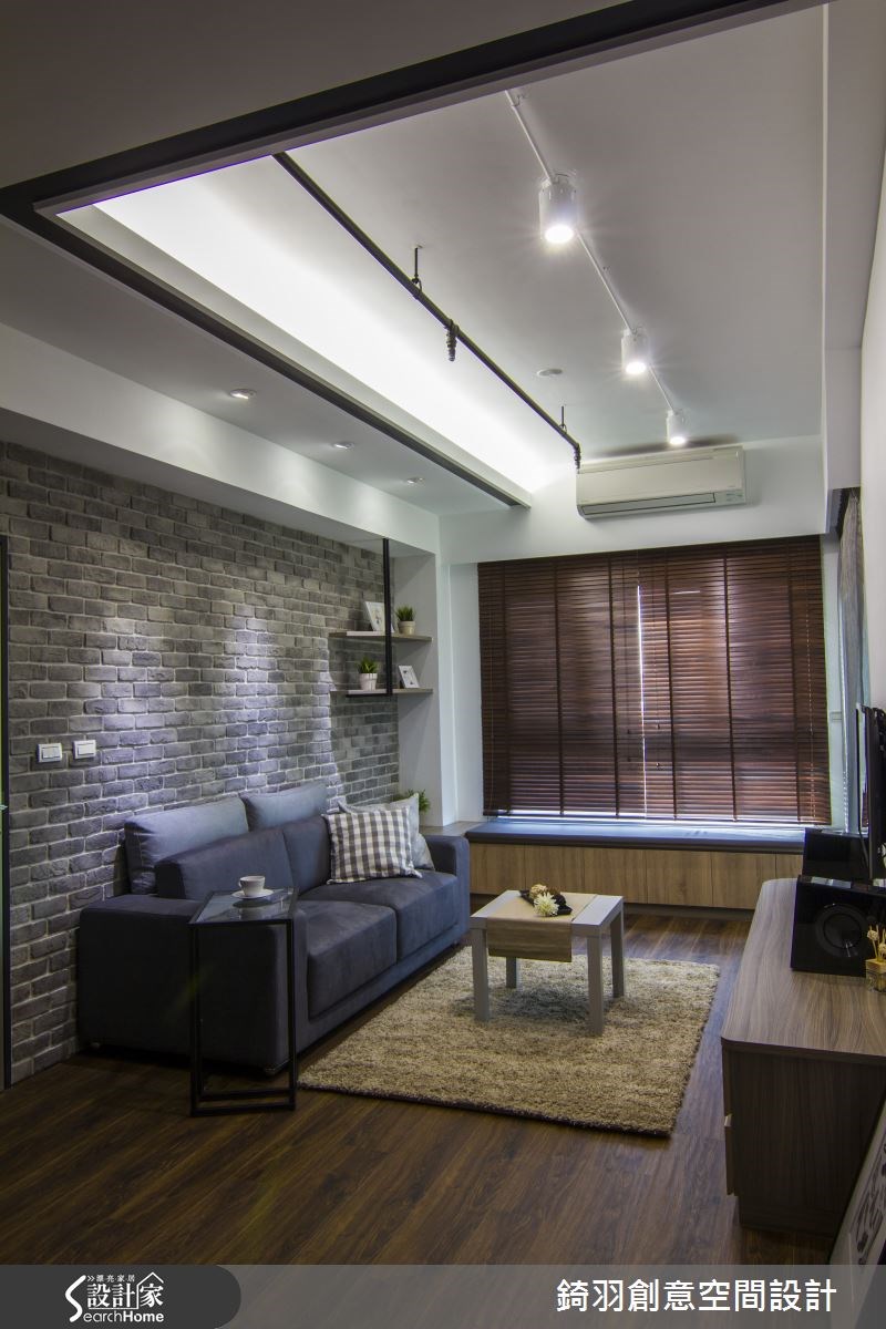 16坪新成屋(5年以下)＿簡約風客廳案例圖片＿錡羽創意空間設計＿錡羽_05之13