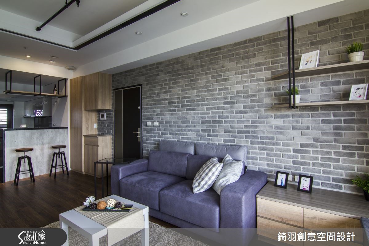 16坪新成屋(5年以下)＿簡約風客廳吧檯案例圖片＿錡羽創意空間設計＿錡羽_05之14