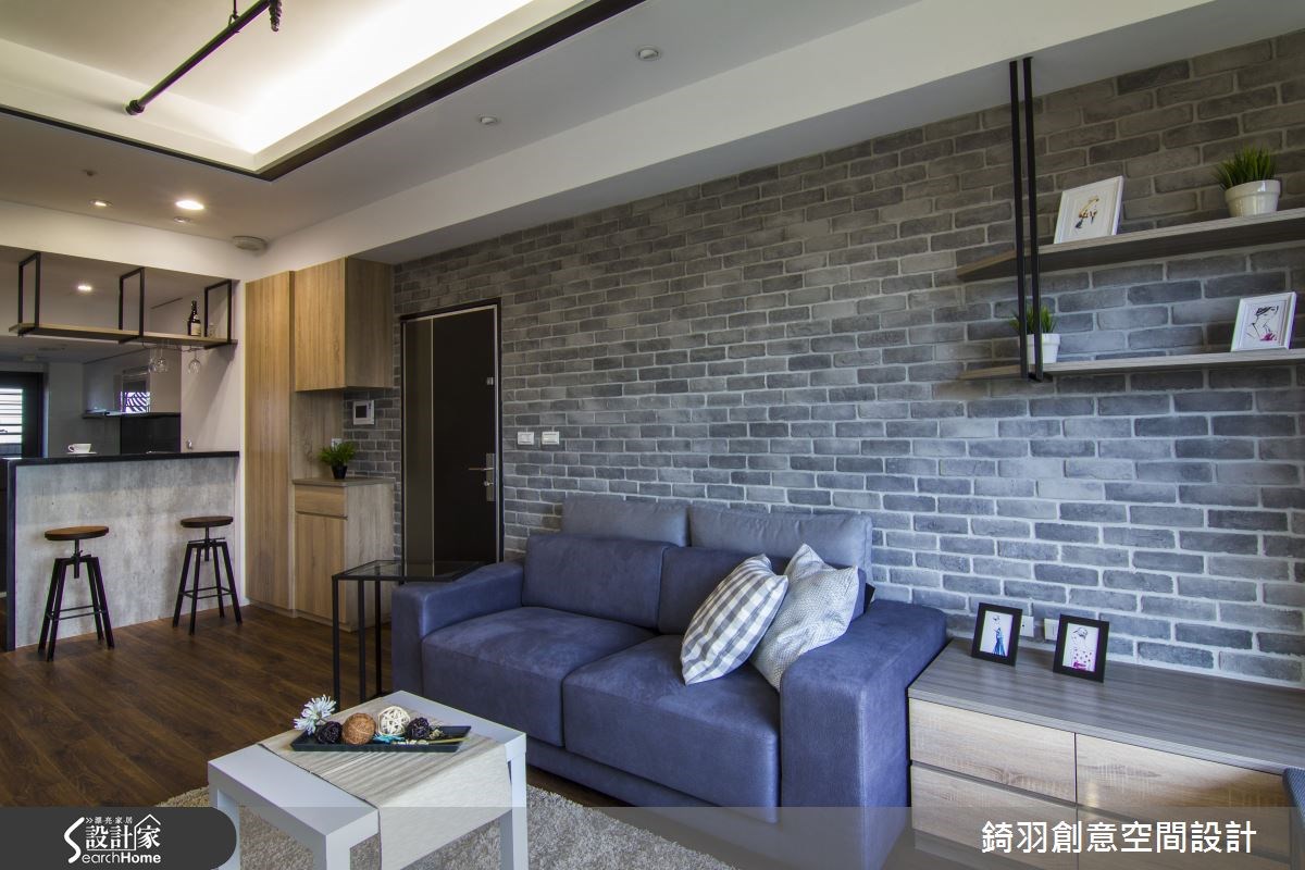 16坪新成屋(5年以下)＿簡約風客廳吧檯案例圖片＿錡羽創意空間設計＿錡羽_05之15