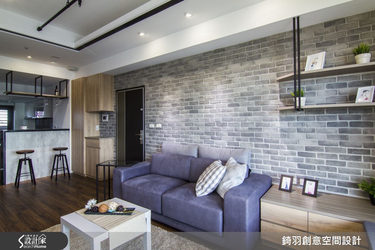16坪新成屋(5年以下)＿簡約風客廳吧檯案例圖片＿錡羽創意空間設計＿錡羽_05之16