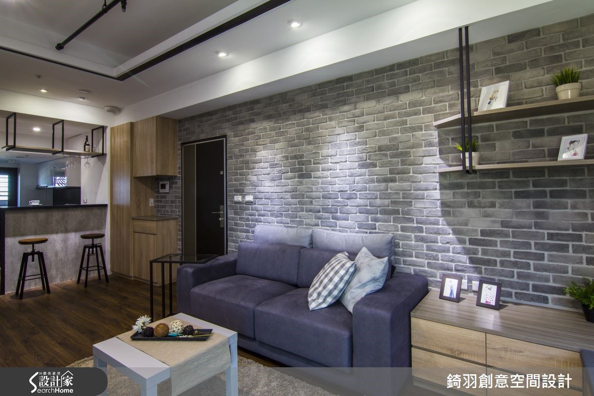 16坪新成屋(5年以下)＿簡約風客廳吧檯案例圖片＿錡羽創意空間設計＿錡羽_05之17