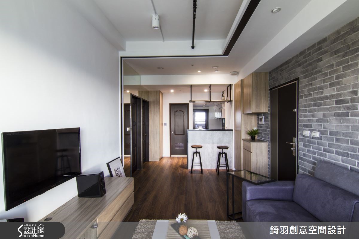 16坪新成屋(5年以下)＿簡約風客廳吧檯案例圖片＿錡羽創意空間設計＿錡羽_05之18