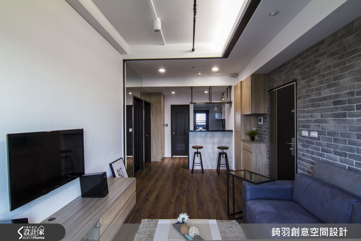 16坪新成屋(5年以下)＿簡約風客廳吧檯案例圖片＿錡羽創意空間設計＿錡羽_05之19