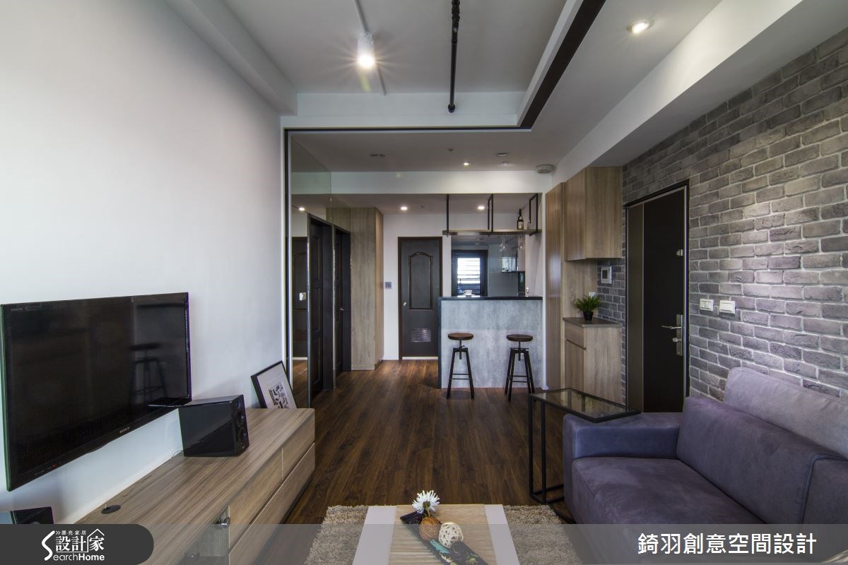 16坪新成屋(5年以下)＿簡約風客廳吧檯案例圖片＿錡羽創意空間設計＿錡羽_05之20