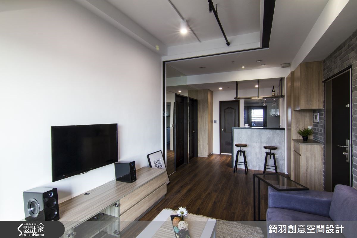 16坪新成屋(5年以下)＿簡約風客廳吧檯案例圖片＿錡羽創意空間設計＿錡羽_05之21