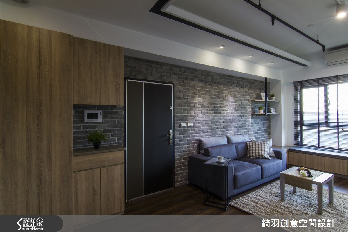 16坪新成屋(5年以下)＿簡約風客廳案例圖片＿錡羽創意空間設計＿錡羽_05之23