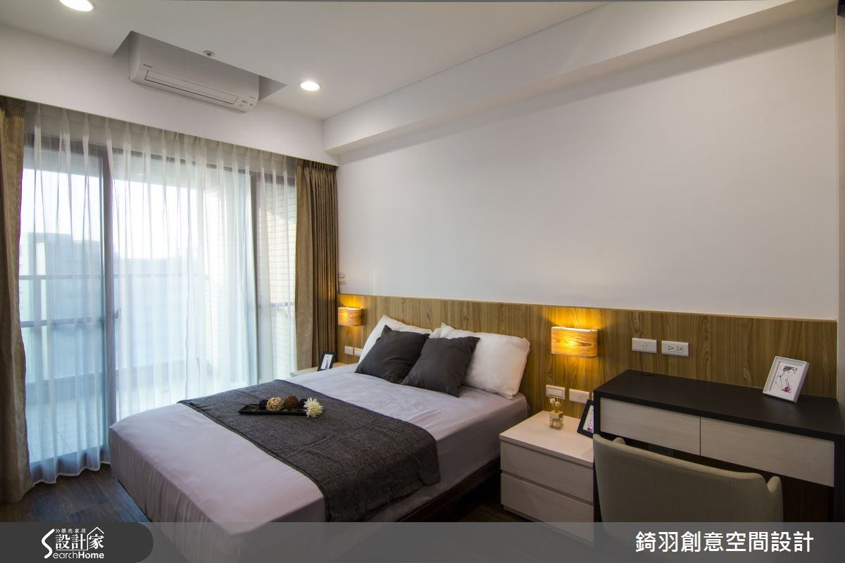 16坪新成屋(5年以下)＿簡約風臥室案例圖片＿錡羽創意空間設計＿錡羽_05之31