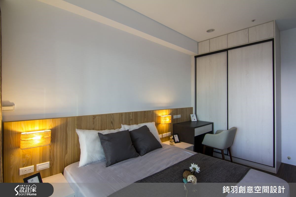 16坪新成屋(5年以下)＿簡約風臥室案例圖片＿錡羽創意空間設計＿錡羽_05之33