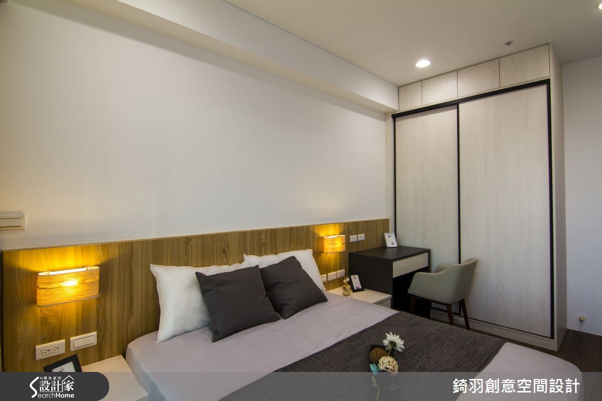 16坪新成屋(5年以下)＿簡約風臥室案例圖片＿錡羽創意空間設計＿錡羽_05之34
