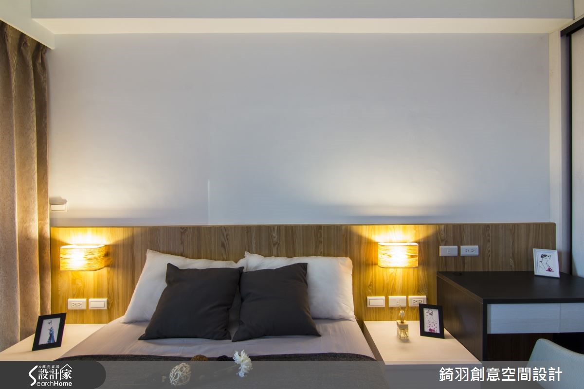 16坪新成屋(5年以下)＿簡約風臥室案例圖片＿錡羽創意空間設計＿錡羽_05之35