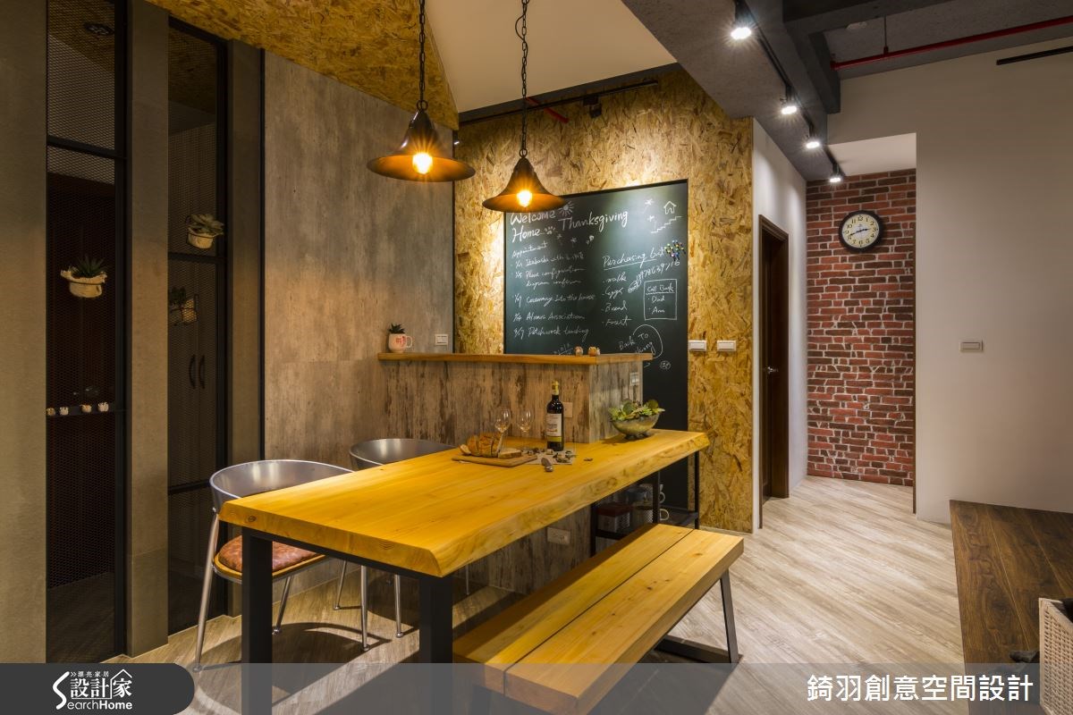 25坪新成屋(5年以下)＿工業風餐廳吧檯案例圖片＿錡羽創意空間設計＿錡羽_06之8