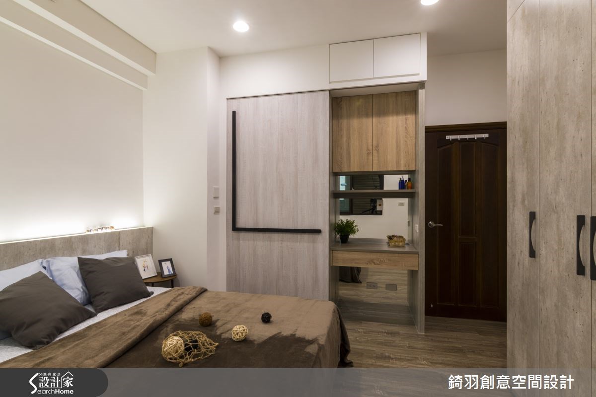 25坪新成屋(5年以下)＿工業風臥室案例圖片＿錡羽創意空間設計＿錡羽_06之15