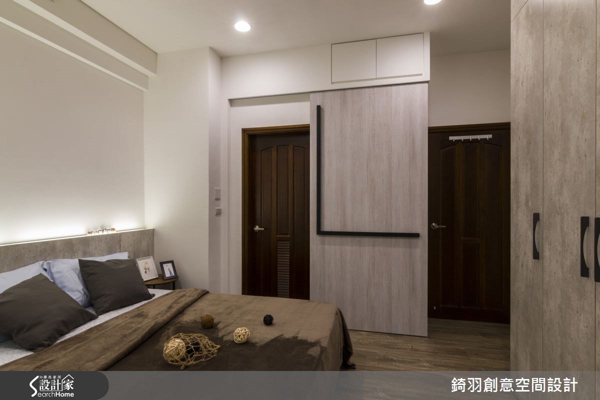 25坪新成屋(5年以下)＿工業風臥室案例圖片＿錡羽創意空間設計＿錡羽_06之16