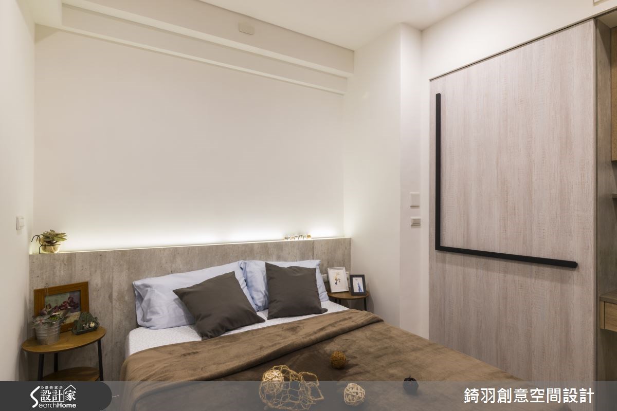 25坪新成屋(5年以下)＿工業風臥室案例圖片＿錡羽創意空間設計＿錡羽_06之17