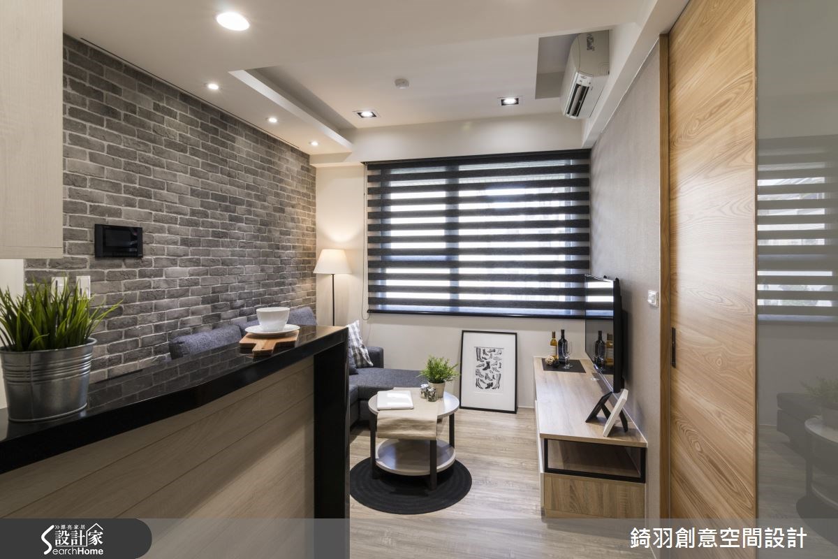 10坪新成屋(5年以下)＿簡約風客廳案例圖片＿錡羽創意空間設計＿錡羽_07之1