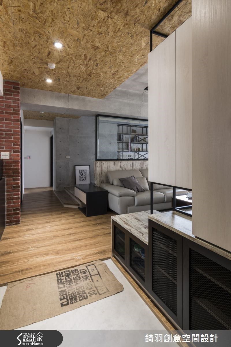 30坪新成屋(5年以下)＿工業風玄關案例圖片＿錡羽創意空間設計＿錡羽_08之1