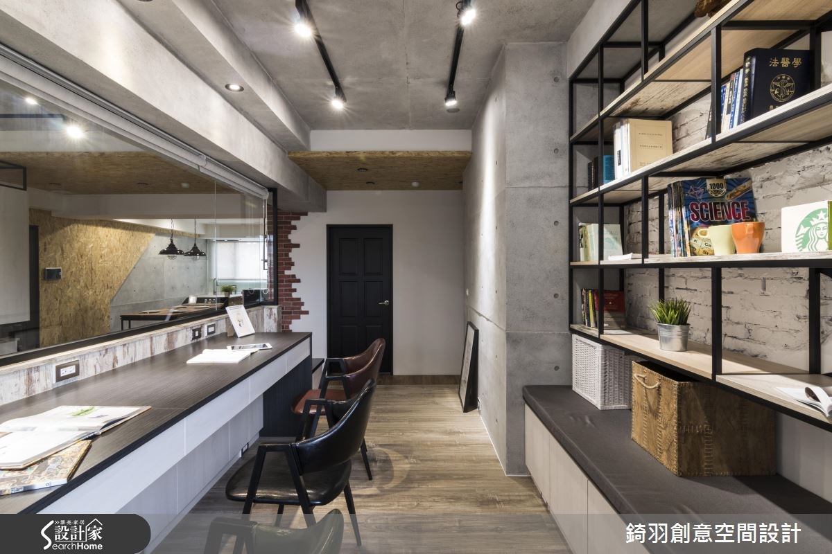 30坪新成屋(5年以下)＿工業風書房案例圖片＿錡羽創意空間設計＿錡羽_08之8