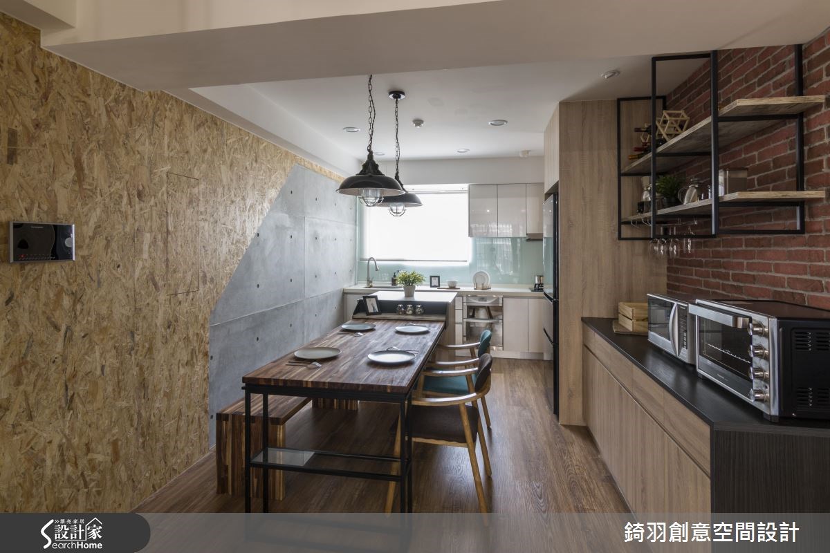 30坪新成屋(5年以下)＿工業風餐廳廚房案例圖片＿錡羽創意空間設計＿錡羽_08之10