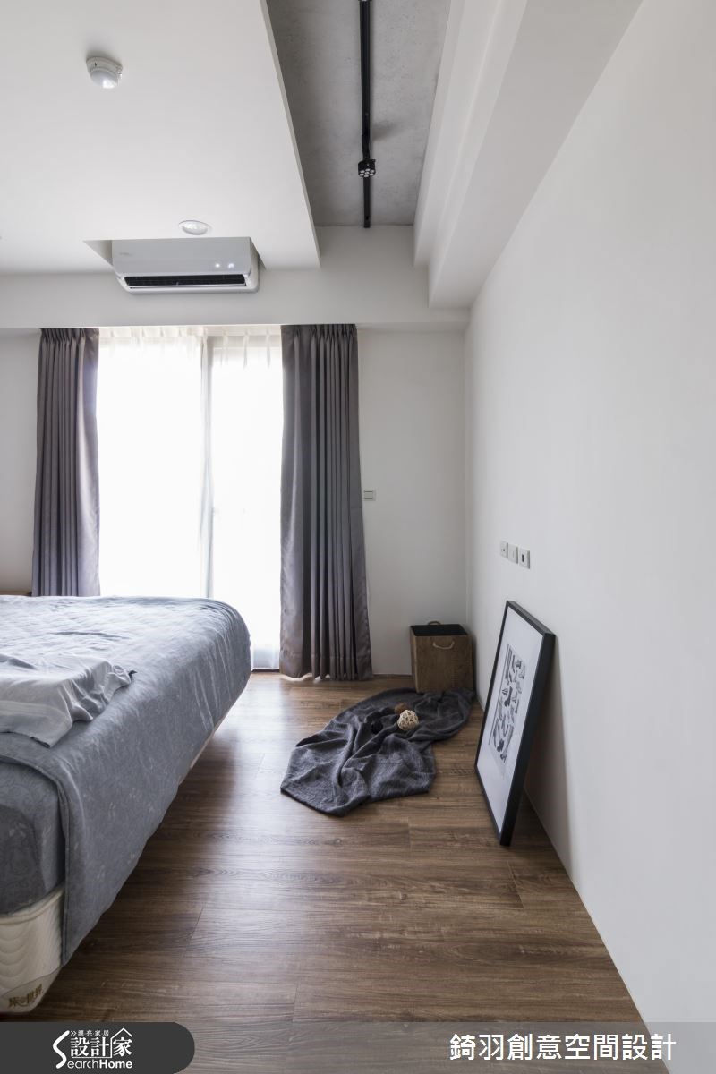 30坪新成屋(5年以下)＿工業風臥室案例圖片＿錡羽創意空間設計＿錡羽_08之15